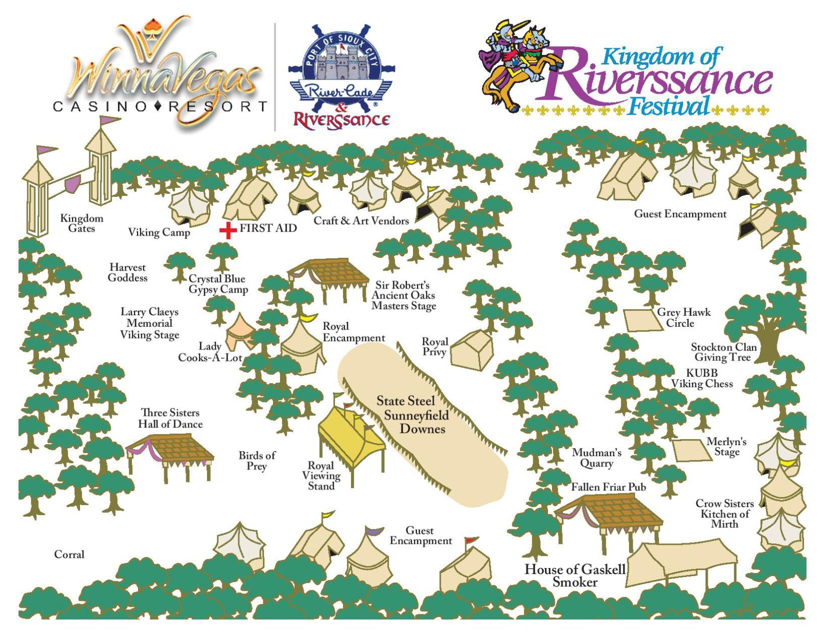 2019 Riverssance map